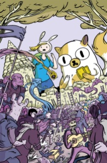 Adventure Time with Fionna & Cake Card Wars #1 Subscription Cover by Wyeth Yates