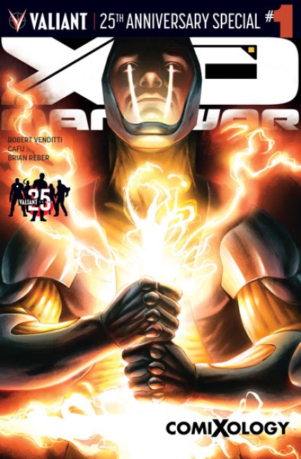 X-O Manowar Valiant 25th Anniversary Special #1 with cover art by Al Barrionuevo