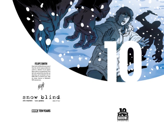 Snow Blind #1 10 Year Cover by Felipe Smith
