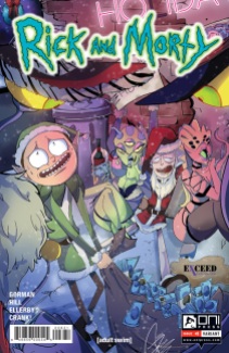 Rick and Morty #8 Exceed Exclusives variant illustrated by Giahna Pantano