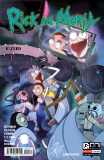 Rick and Morty #9 Exceed Exclusives variant illustrated by Giahna Pantano