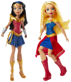 DC Super Hero Girls Wonder Woman of Themyscira & DC Super Hero Girls Super Girl of Krypton_Target